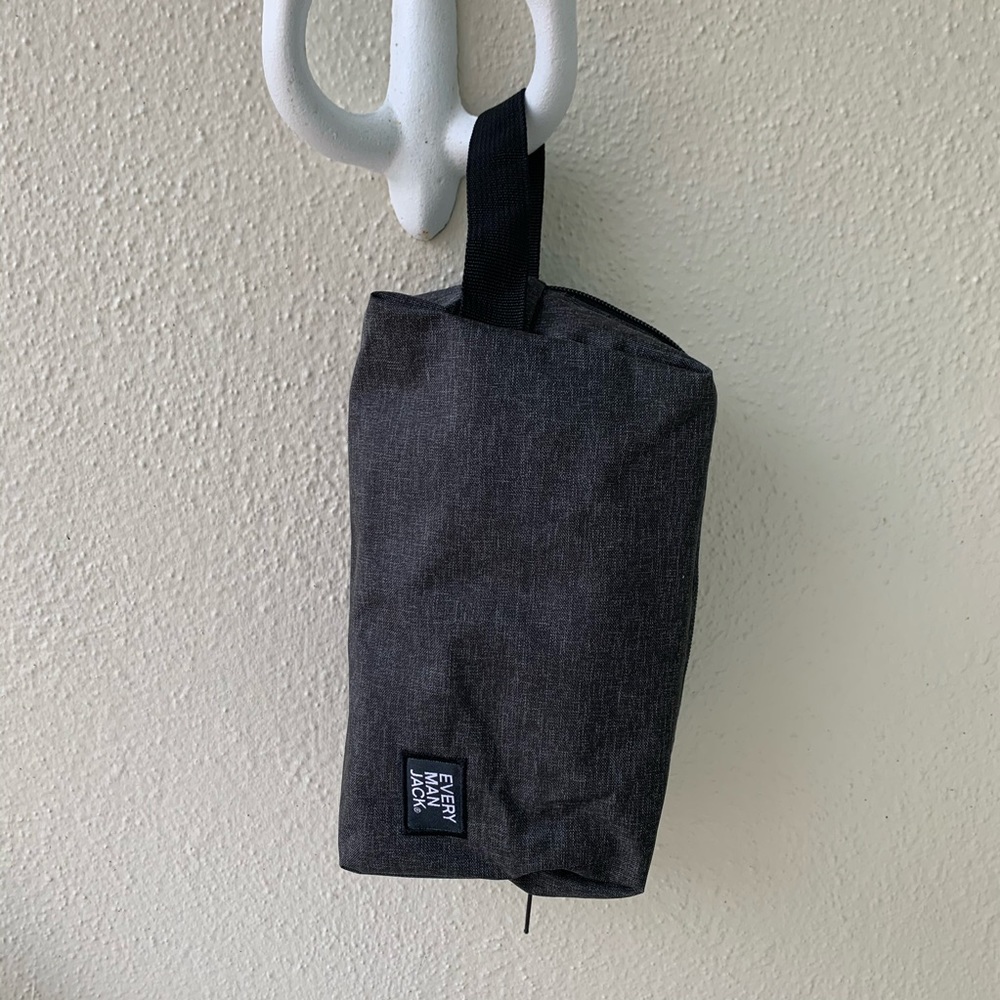 Every Man Jack Toiletry Bag Gray Grey